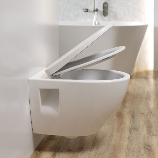 Capac vas wc cu soft close, alb, Cersanit Moduo Slim [2]