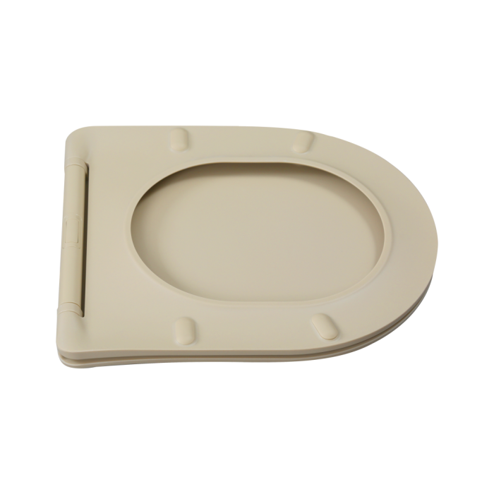 Capac vas wc cu soft close, cappuccino, Invena  Tavro [2]