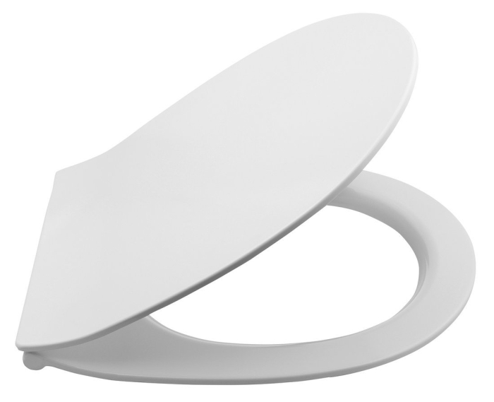 Capac vas wc slim, cu soft close, alb, Isvea