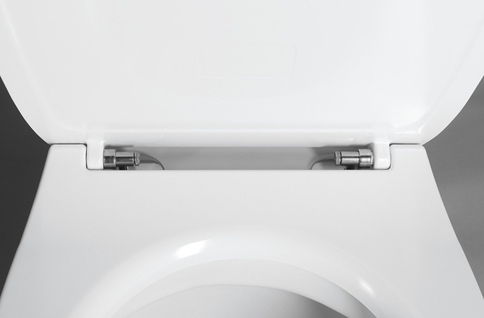 Capac vas wc slim, cu soft close, alb, Isvea [4]