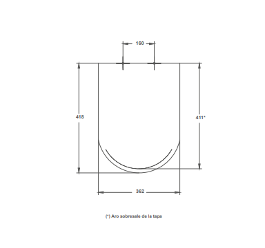 Capac vas wc, softclose, finisaj nuc, Gala Noble [2]