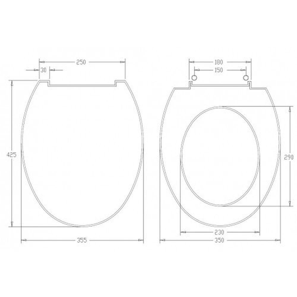 Capac wc alb duroplast Cersanit President [2]