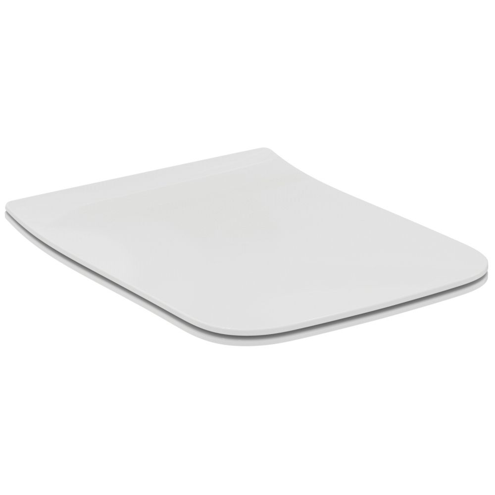 Capac wc soft close duroplast Ideal Standard Blend Cube Slim alb [2]