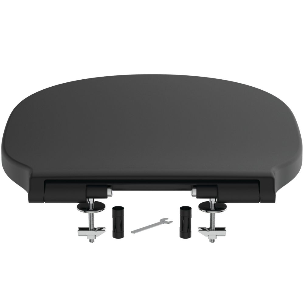 Capac wc soft close duroplast Ideal Standard Connect Air Slim negru mat [3]