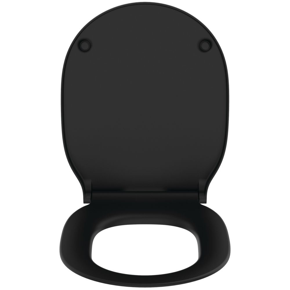 Capac wc soft close duroplast Ideal Standard Connect Air Slim negru mat [2]