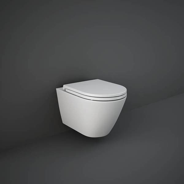 Capac Wc cu soft close si quick release, alb lucios, Rak Resort [2]
