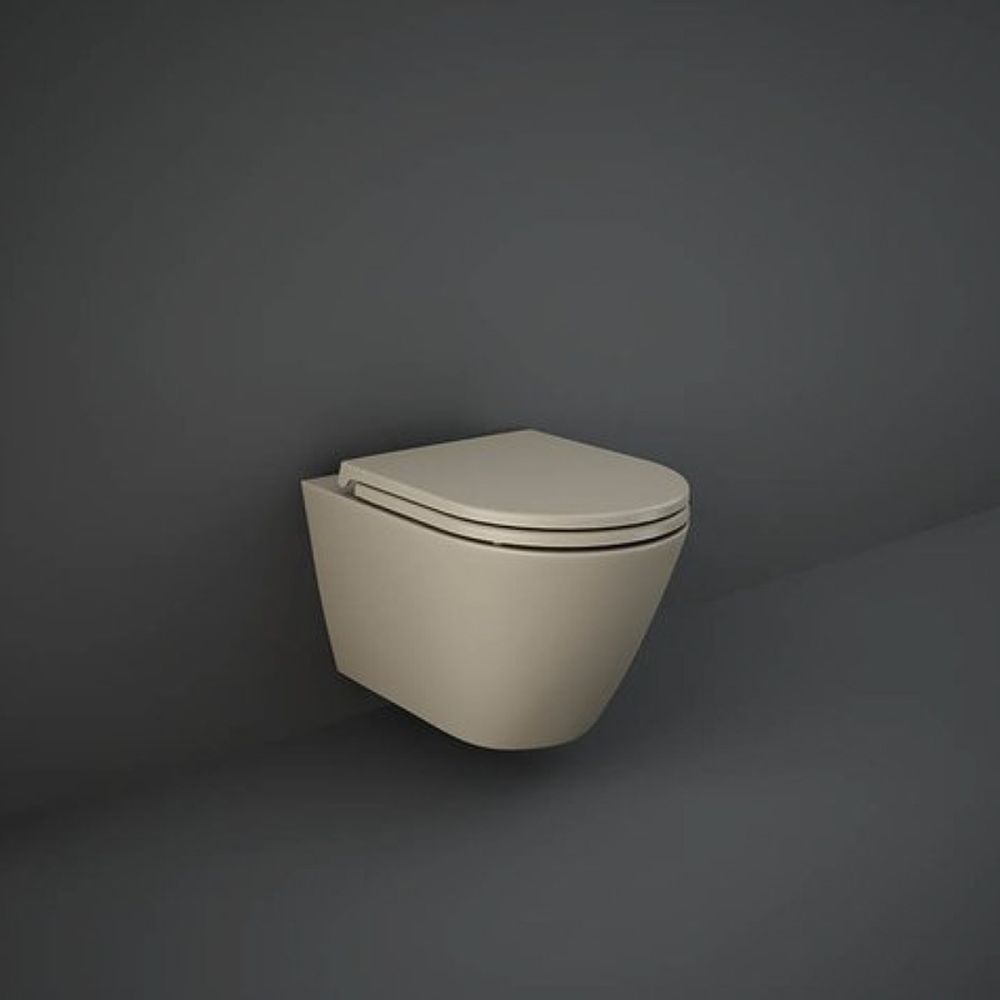 Capac Wc cu soft close si quick release, Feeling, cappuccino mat, RAK [3]
