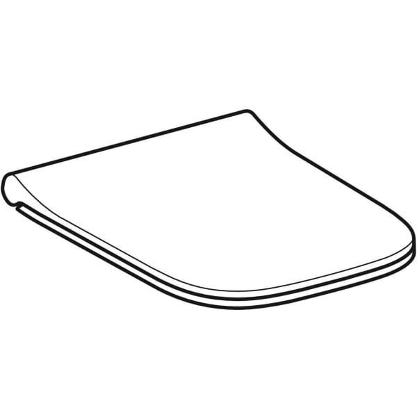 Capac wc duroplast alb softclose Geberit Smyle Square [2]