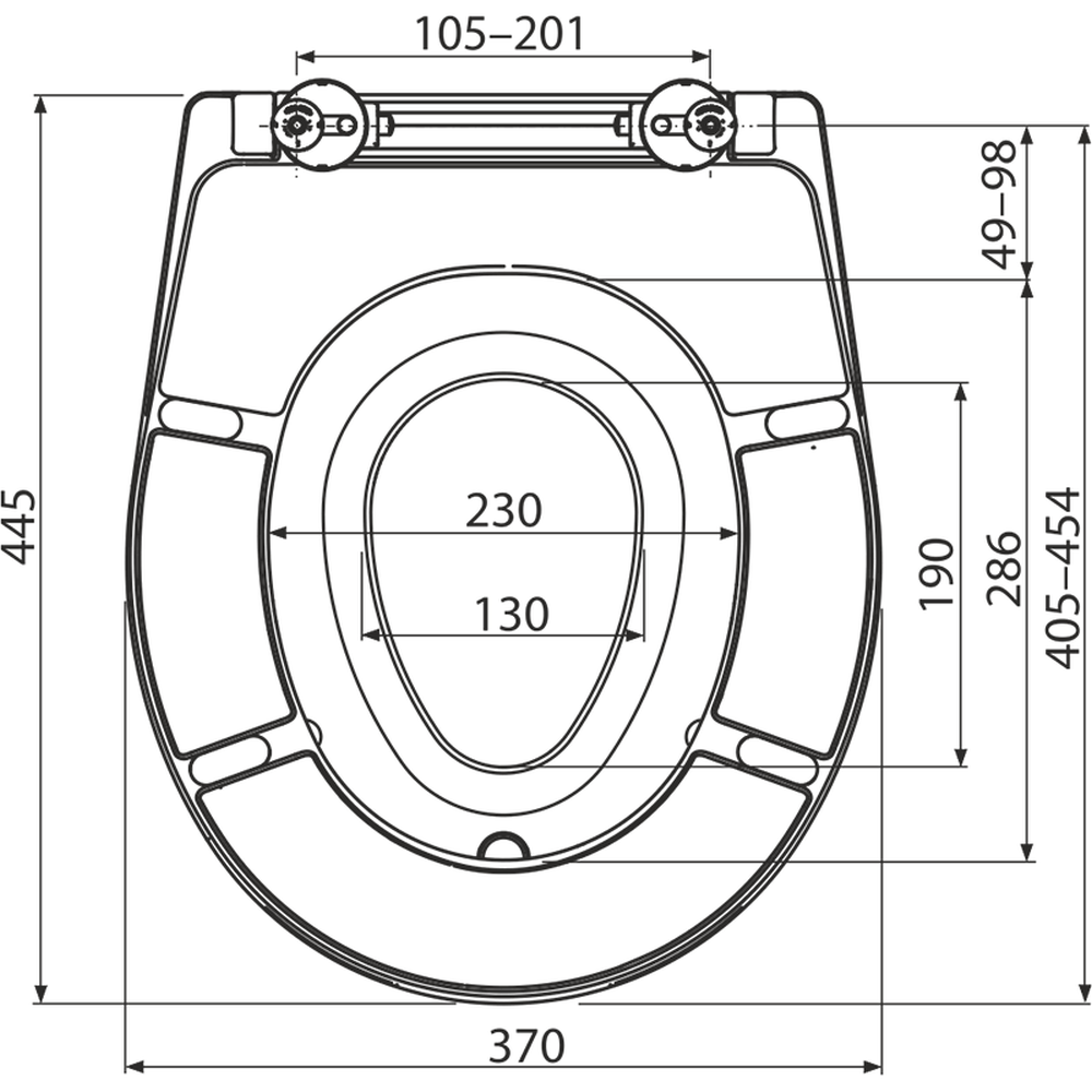 Capac wc duroplast cu insert pentru copiii Alcadrain A603 [2]