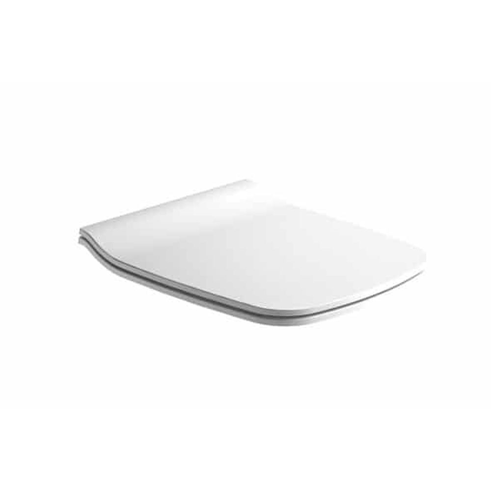 Capac wc soft close Gala Emma, subtire, dreptunghiular, alb