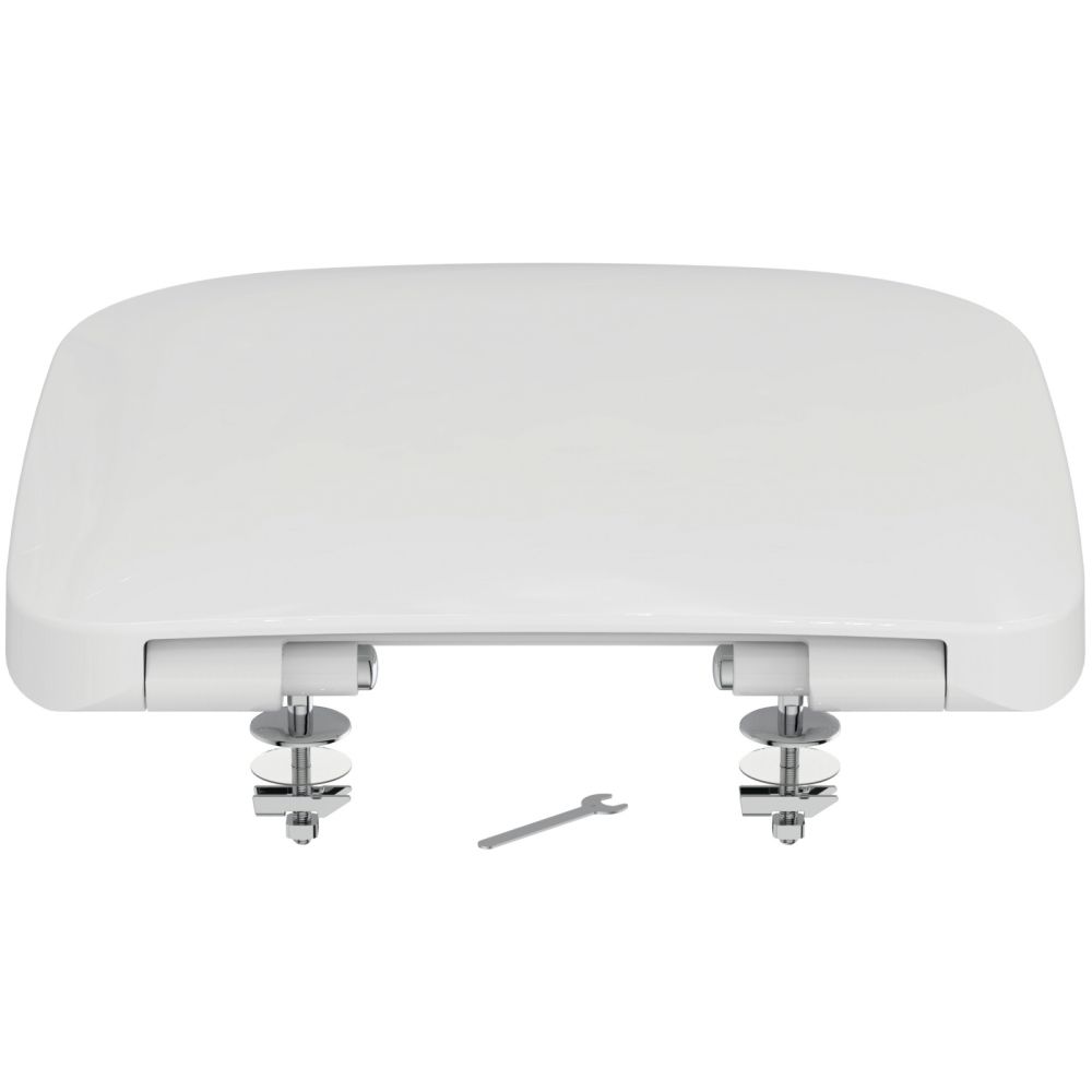 Capac wc soft close duroplast Ideal Standard Esedra II alb [3]