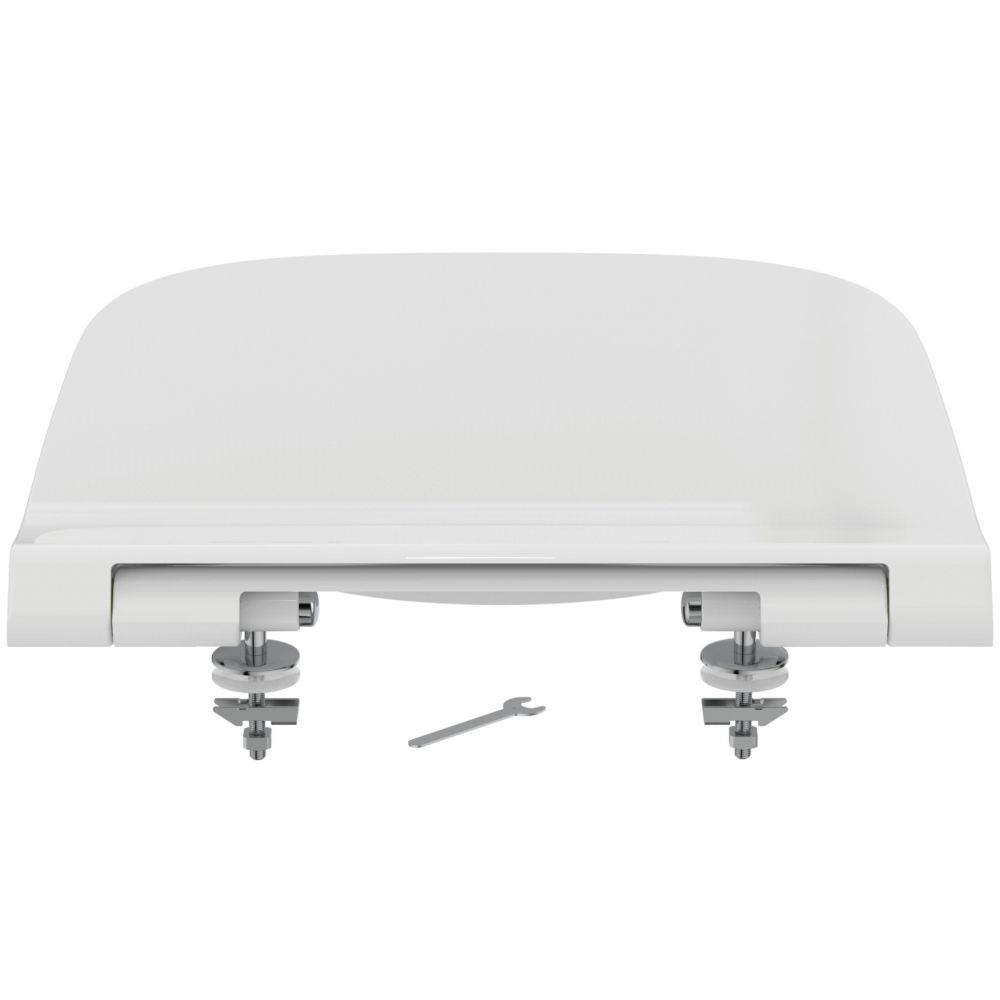 Capac wc soft close duroplast Ideal Standard i.Life A Slim alb lucios [5]