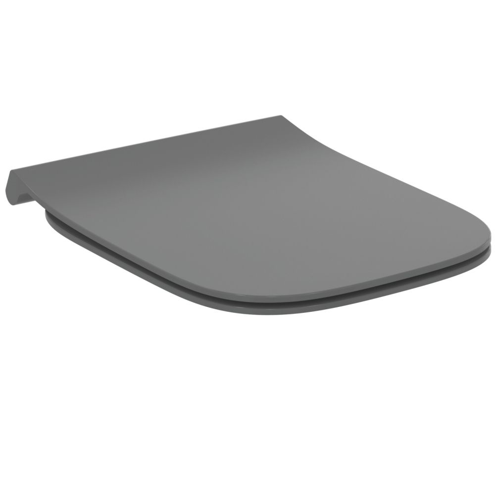 Capac wc soft close duroplast Ideal Standard i.Life B Slim gri lucios [2]