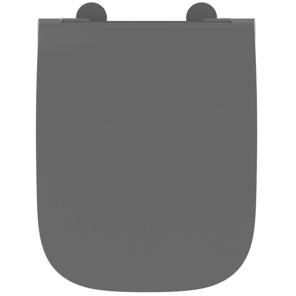 Capac wc soft close duroplast Ideal Standard i.Life B Slim gri lucios [6]