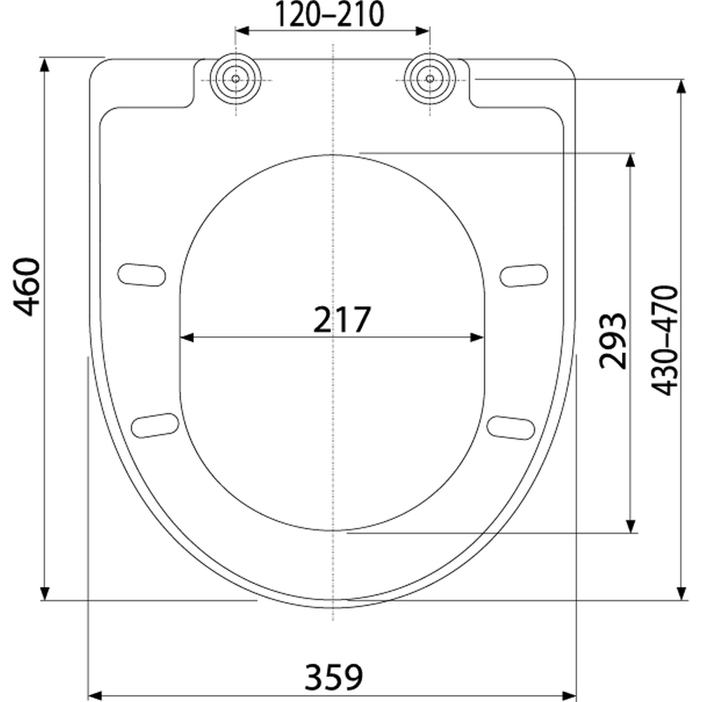 Capac wc soft close alb Alcaplast 66 [2]