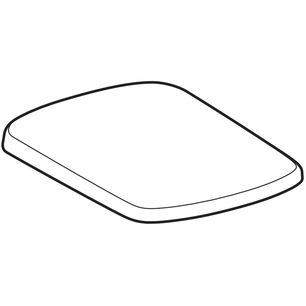 Capac wc soft close alb Geberit Selnova Square [2]