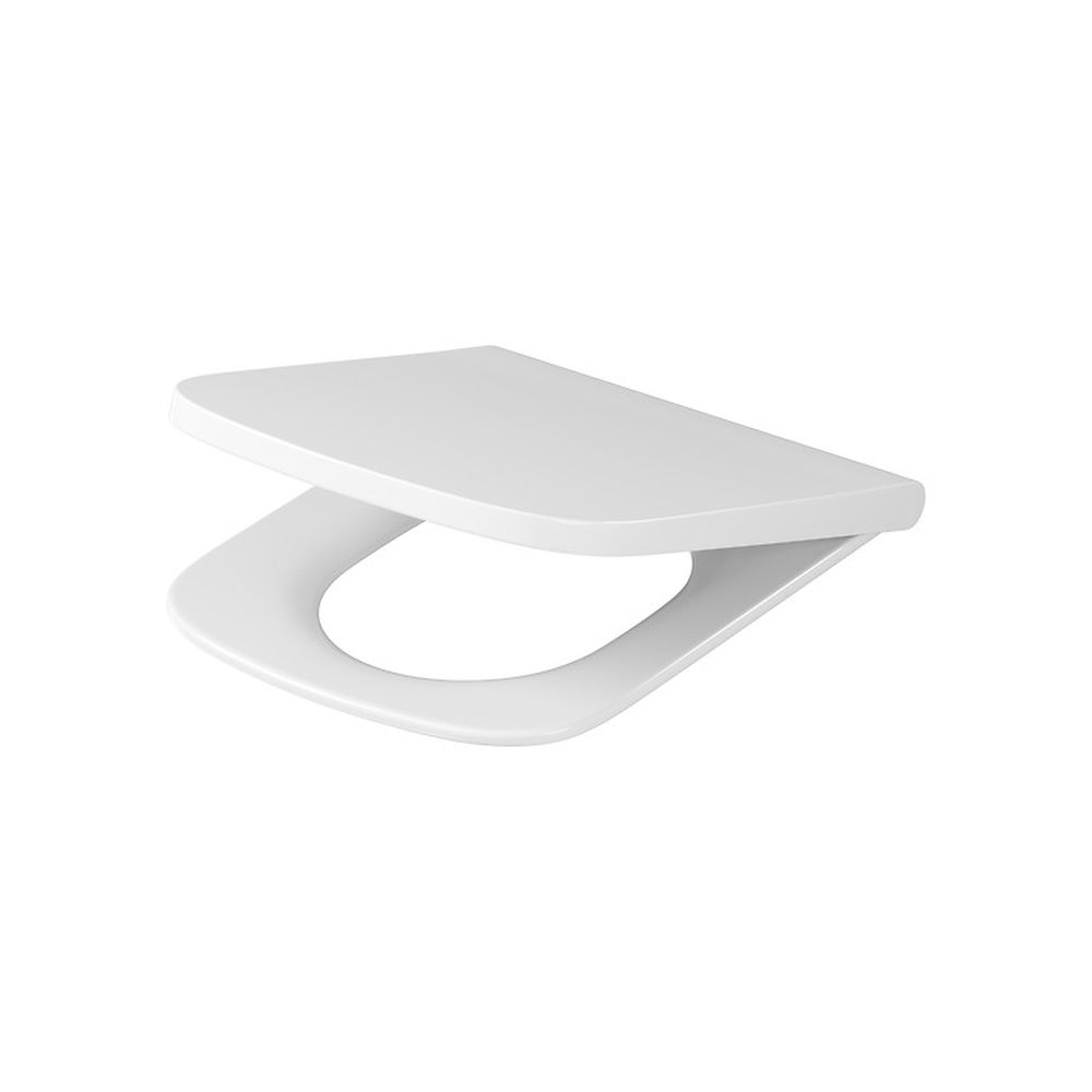 Capac wc soft close duroplast Cersanit Larga, dreptunghiular [2]