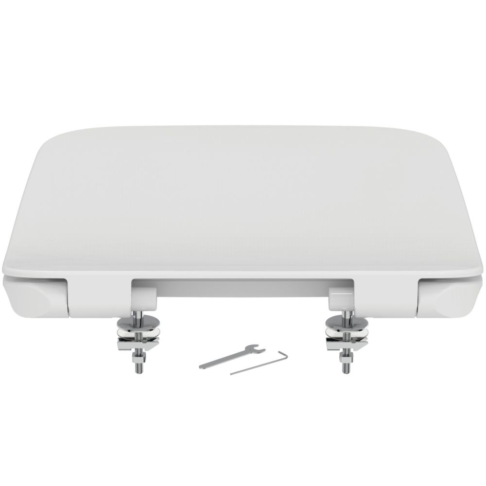 Capac wc duroplast Ideal Standard Strada II Slim alb lucios [4]