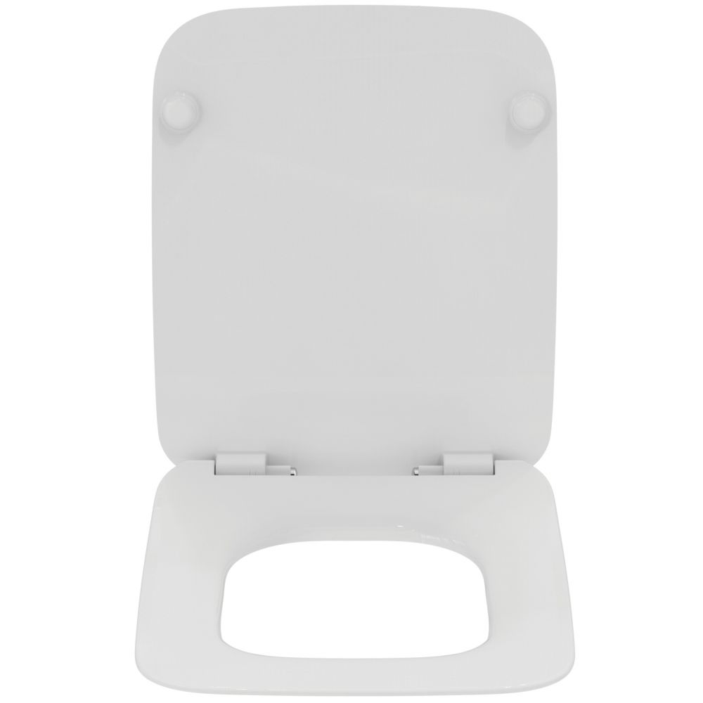 Capac wc soft close duroplast Ideal Standard Strada II Slim alb lucios [2]