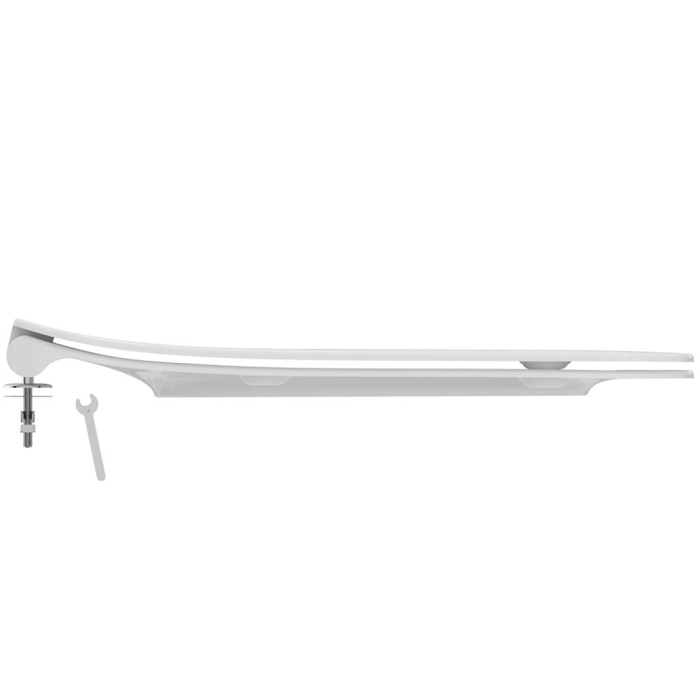 Capac wc soft close duroplast Ideal Standard Strada II Slim alb lucios [4]