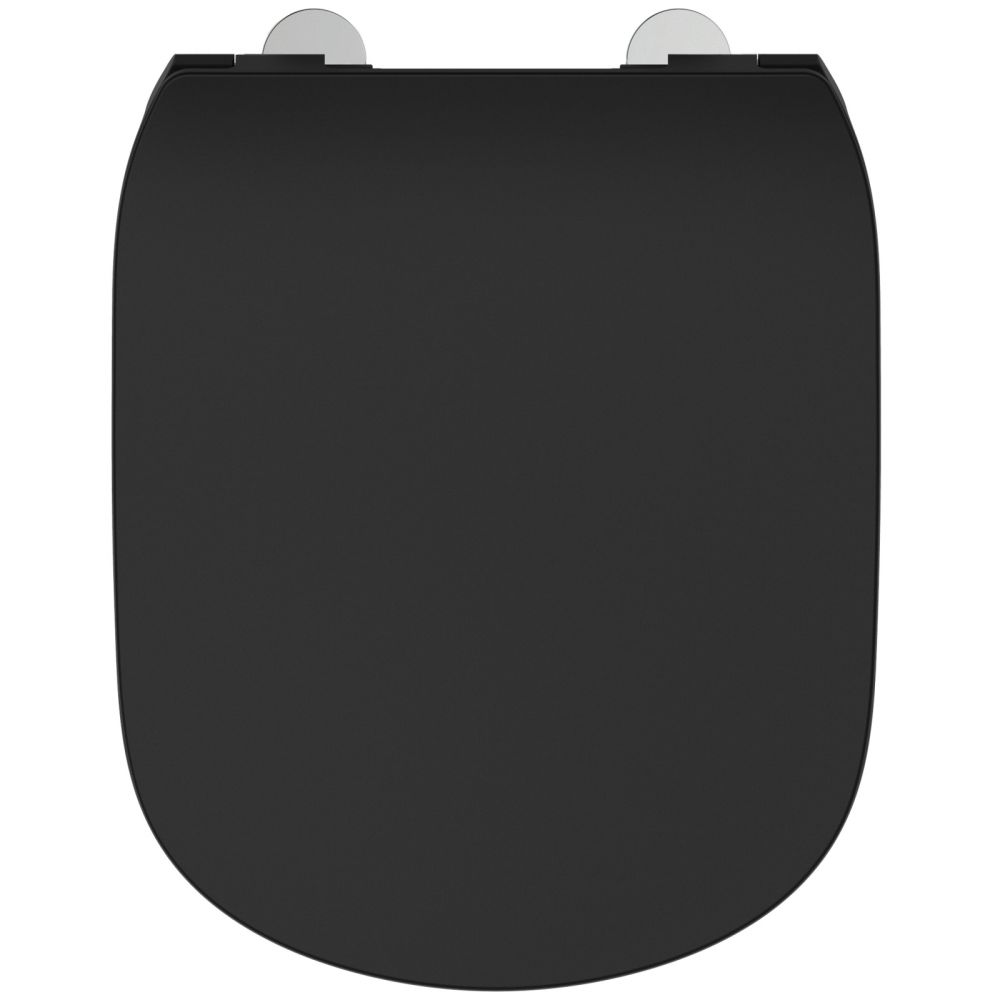 Capac wc soft close duroplast Ideal Standard Tesi Slim negru mat [5]