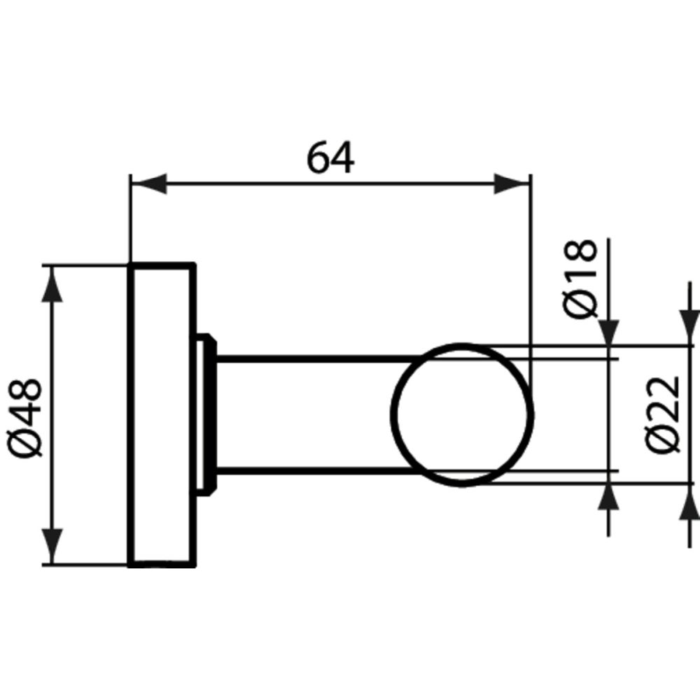 Cuier baie dublu Ideal Standard IOM crom lucios [2]