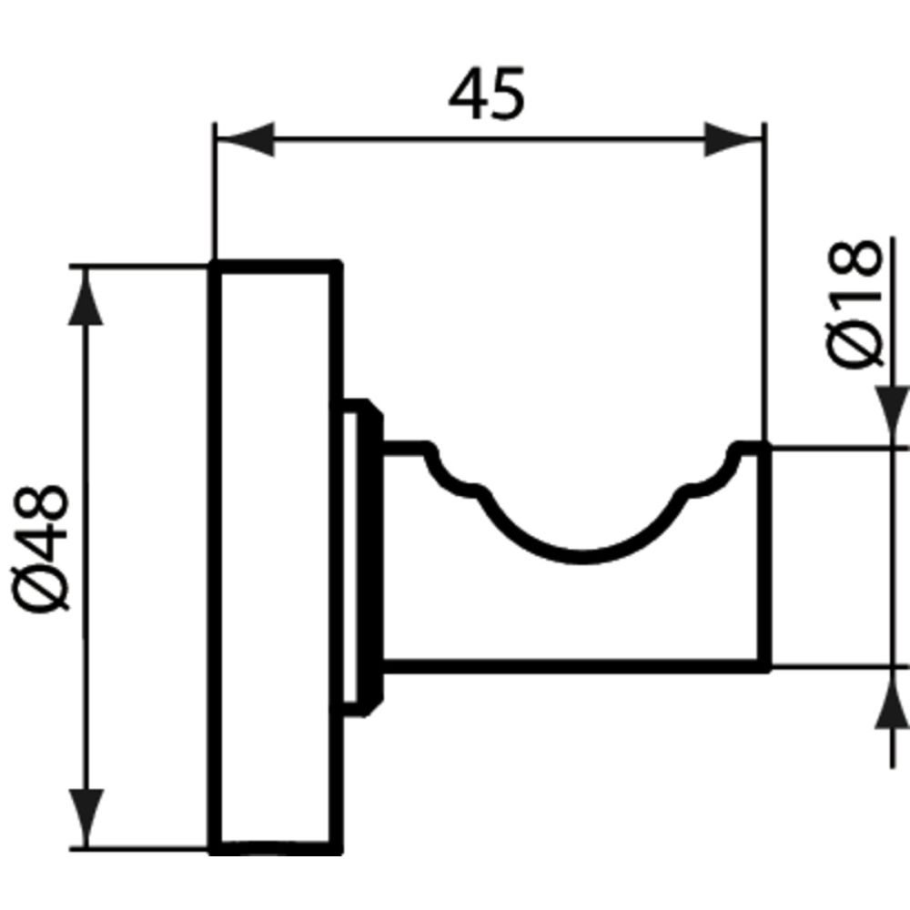 Cuier baie Ideal Standard IOM crom lucios [2]