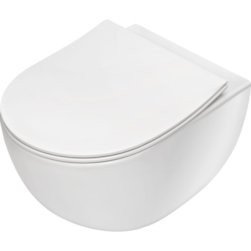 Vas wc suspendat rimless culoare alb lucios Deante Peonia [2]