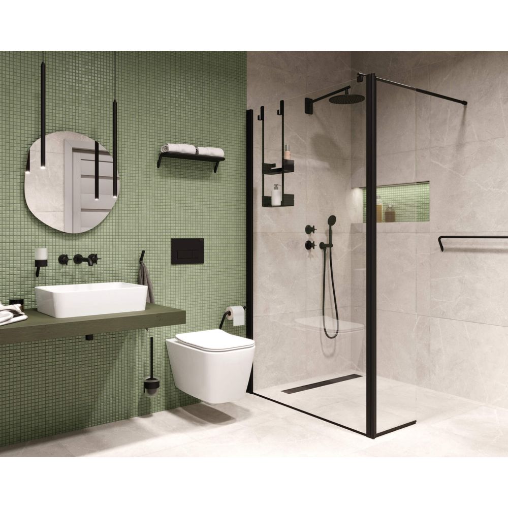 Lavoar pe blat alb 50 cm, dreptunghiular, Deante Hiacynt New [4]
