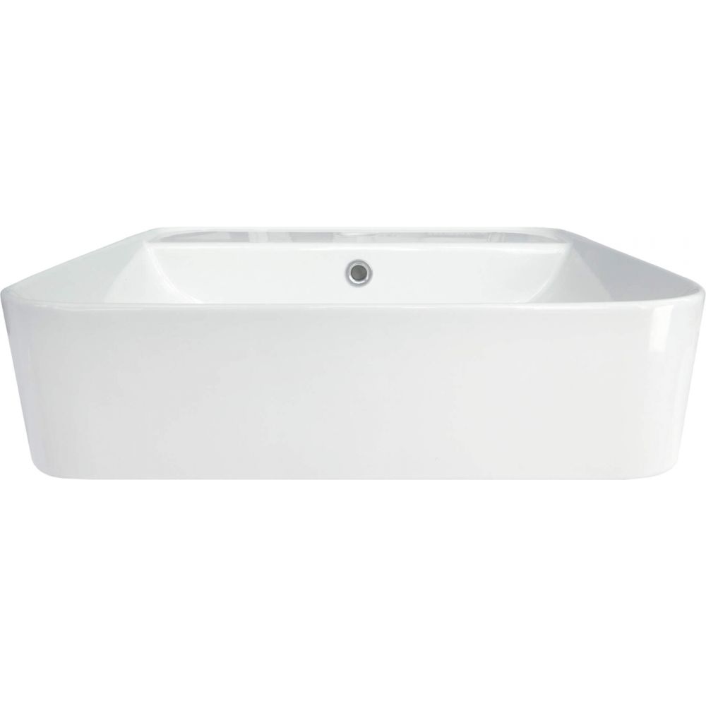 Lavoar baie suspendat alb 50 cm, dreptunghiular, Deante Hiacynt New [3]