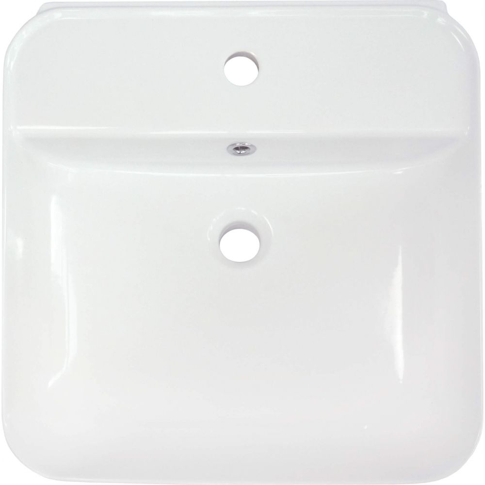 Lavoar baie suspendat alb 50 cm, dreptunghiular, Deante Hiacynt New [2]