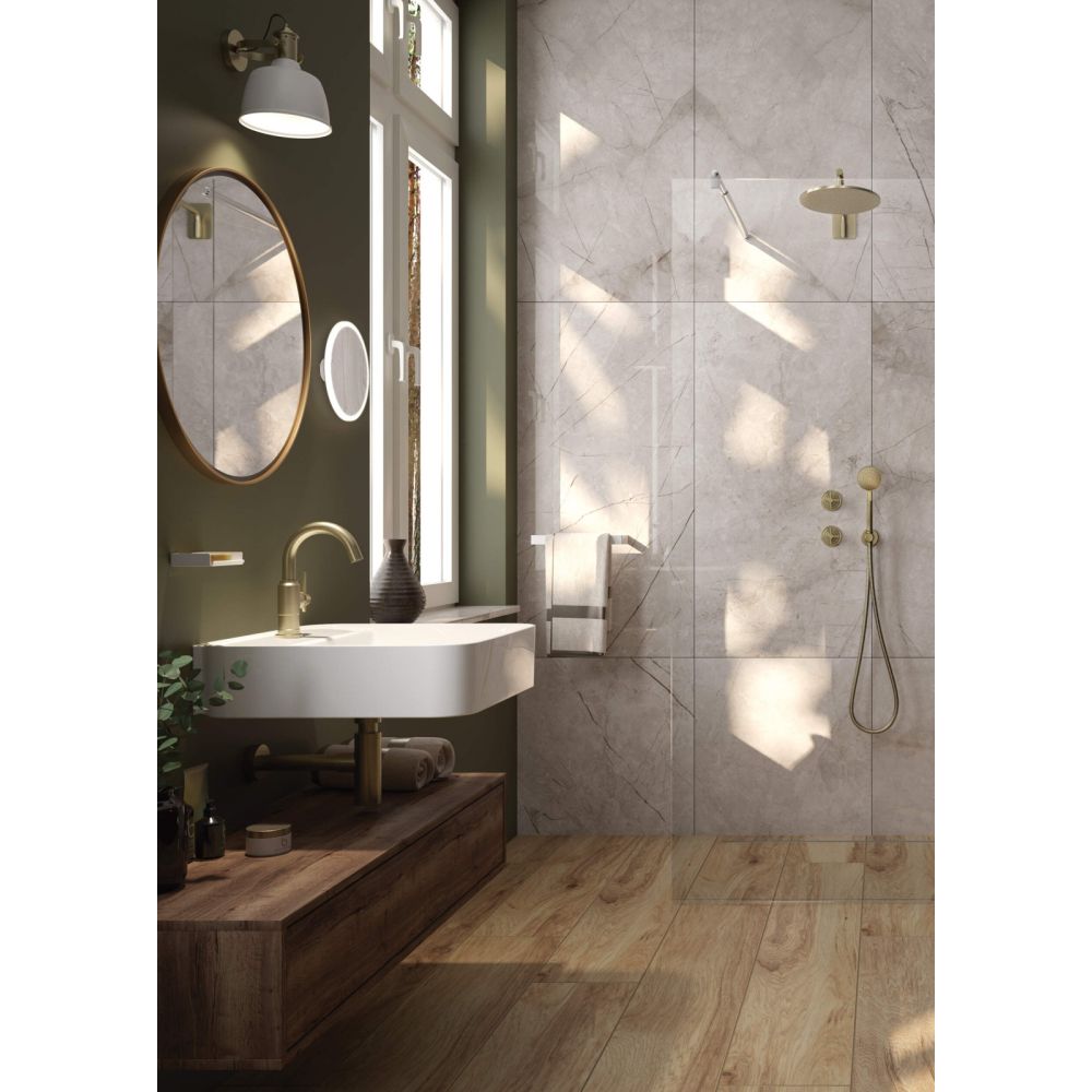 Lavoar baie suspendat alb 50 cm, dreptunghiular, Deante Hiacynt New [6]