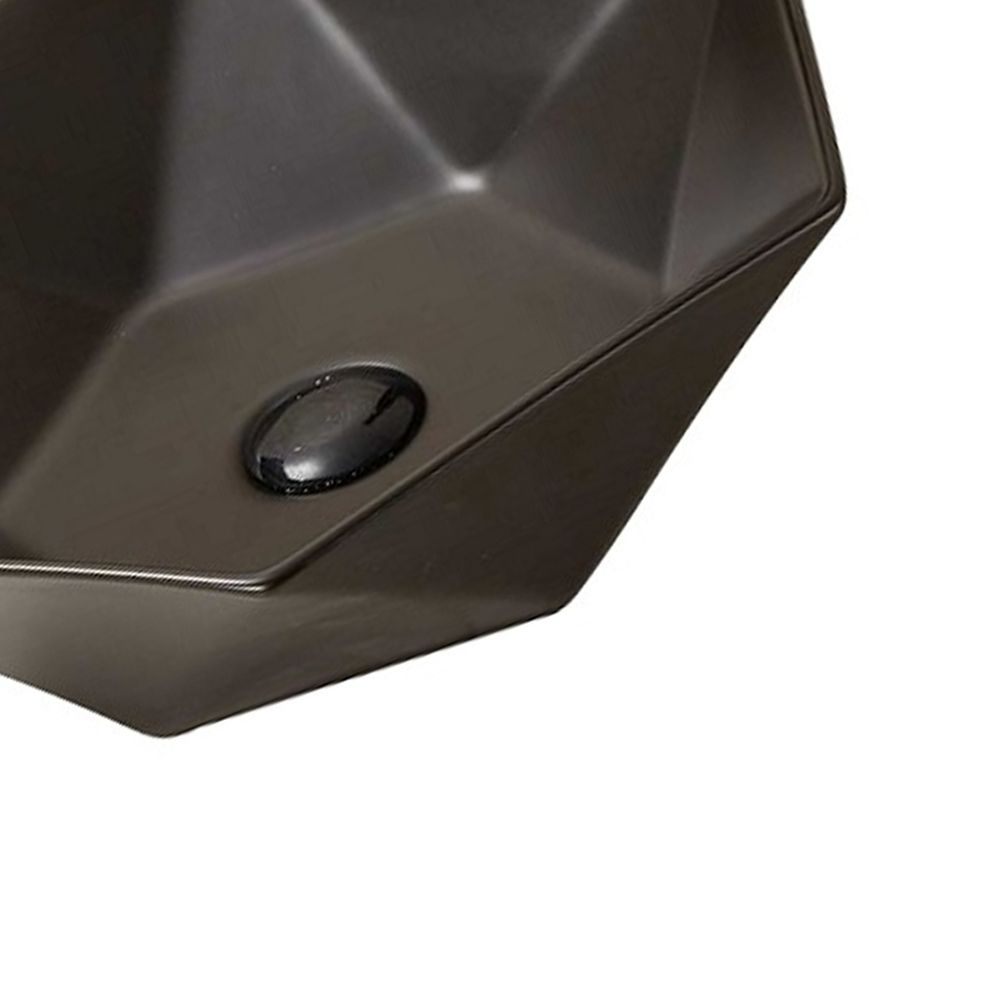 Chiuveta baie pe blat neagra,Fluminia, Black Diamond [4]