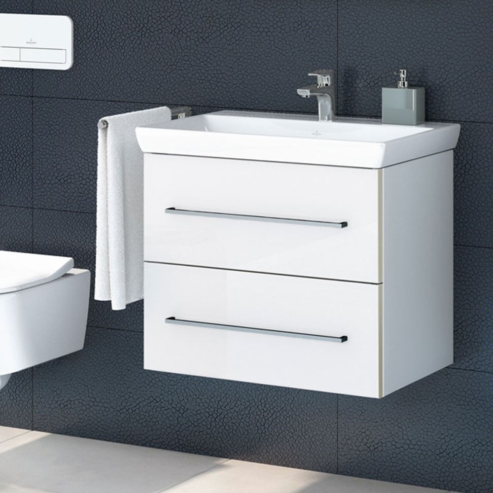 Lavoar baie suspendat alb 60 cm, dreptunghiular, Villeroy & Boch Avento [2]