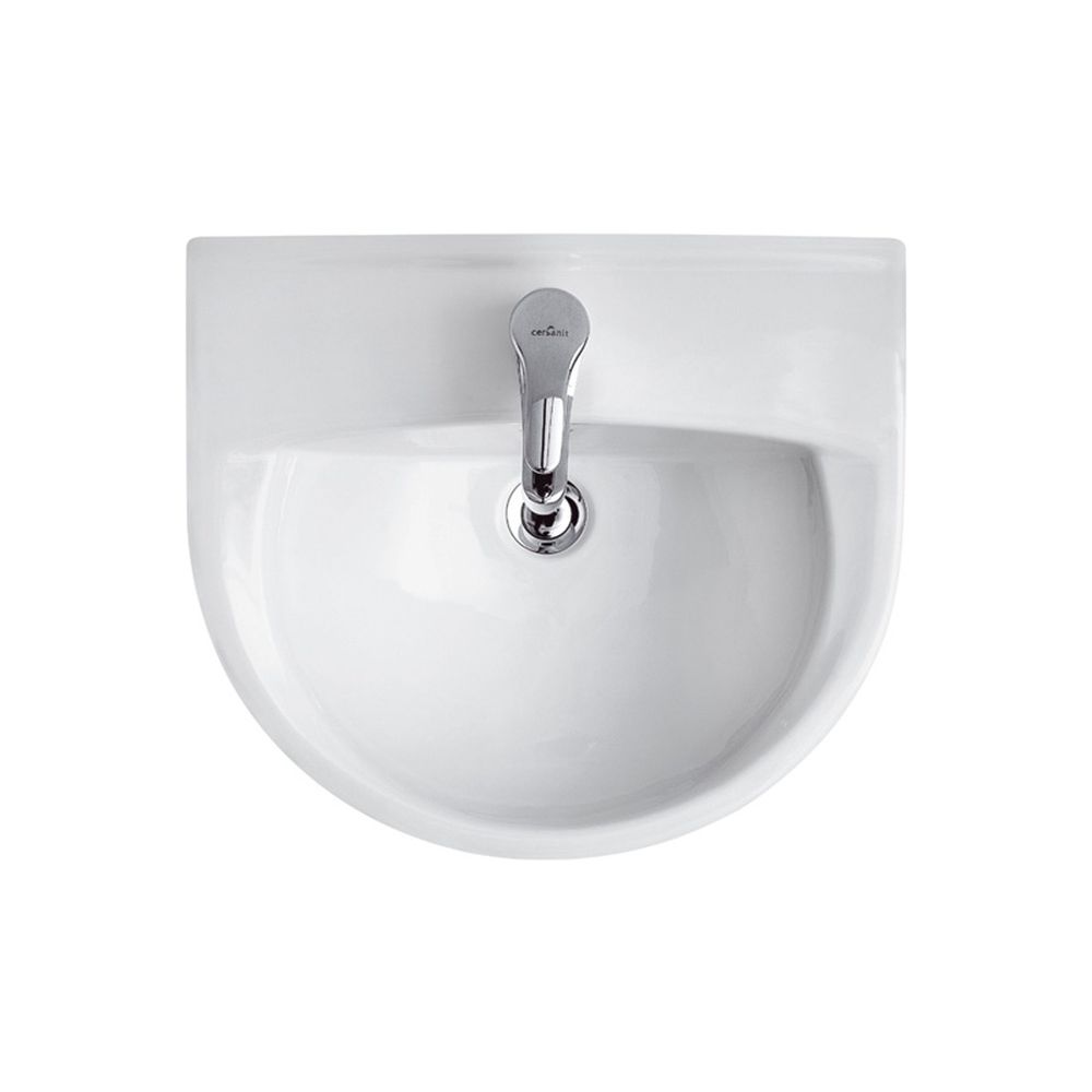 Lavoar baie suspendat alb lucios 50 cm Cersanit President [3]