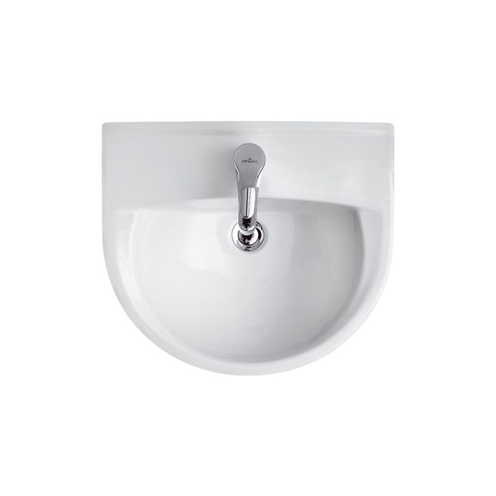 Lavoar baie suspendat alb lucios 55 cm Cersanit President [2]