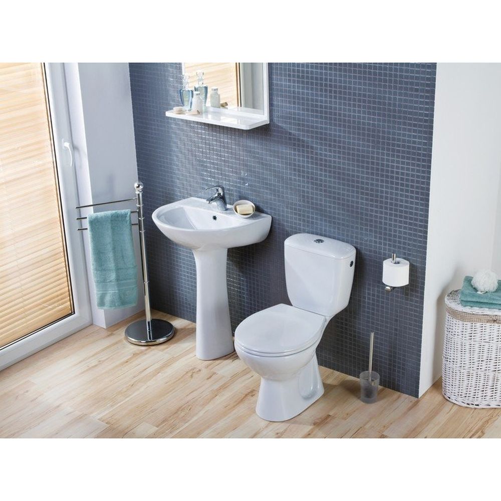 Lavoar baie suspendat alb lucios 55 cm Cersanit President [5]