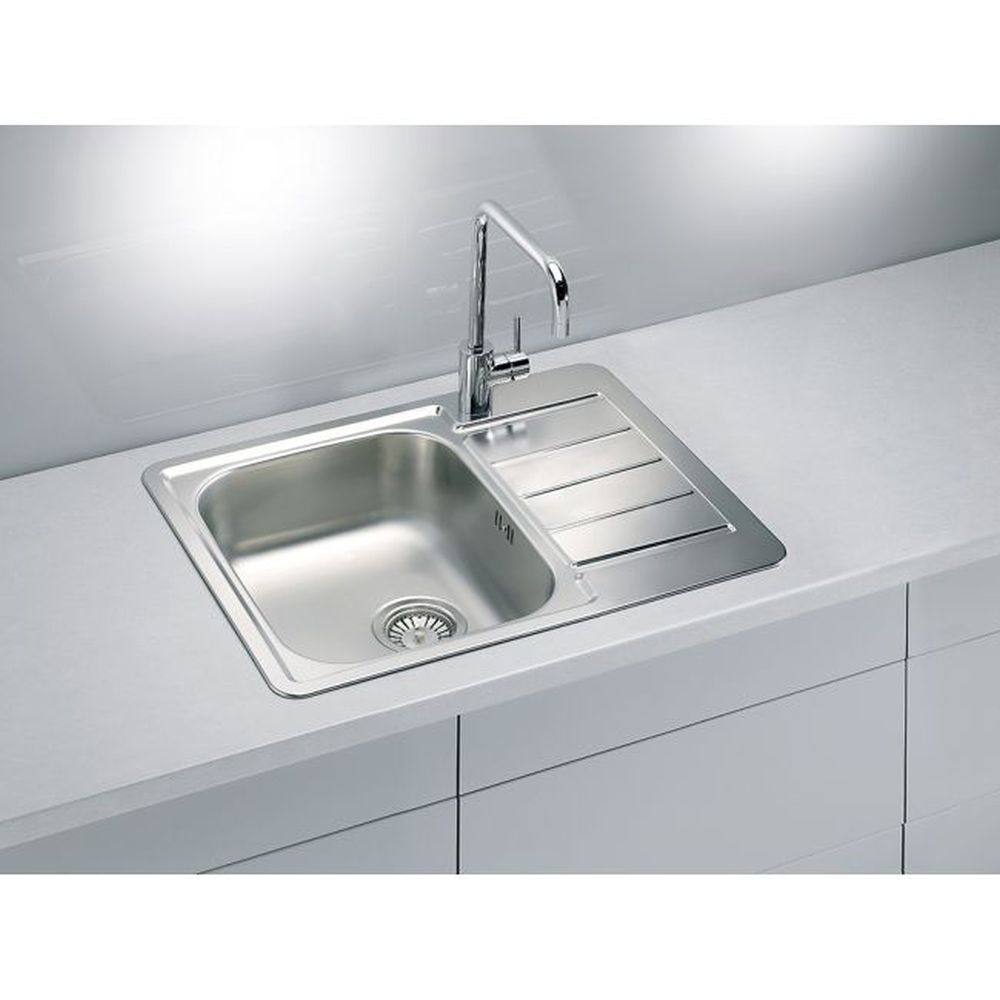 Chiuveta bucatarie inox satin cu picurator, reversibila, Alveus Line Max 110 [2]