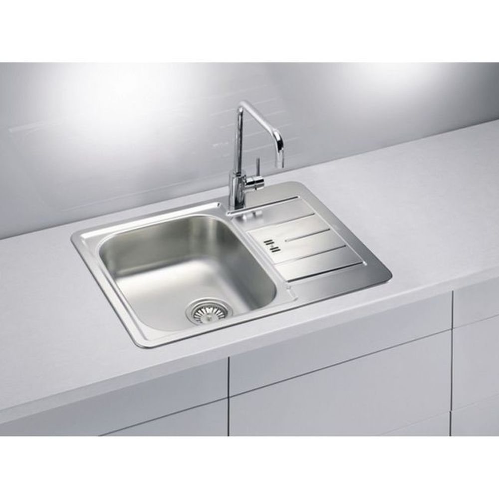 Chiuveta bucatarie inox leinen cu picurator, stanga, Alveus Line 60 [2]