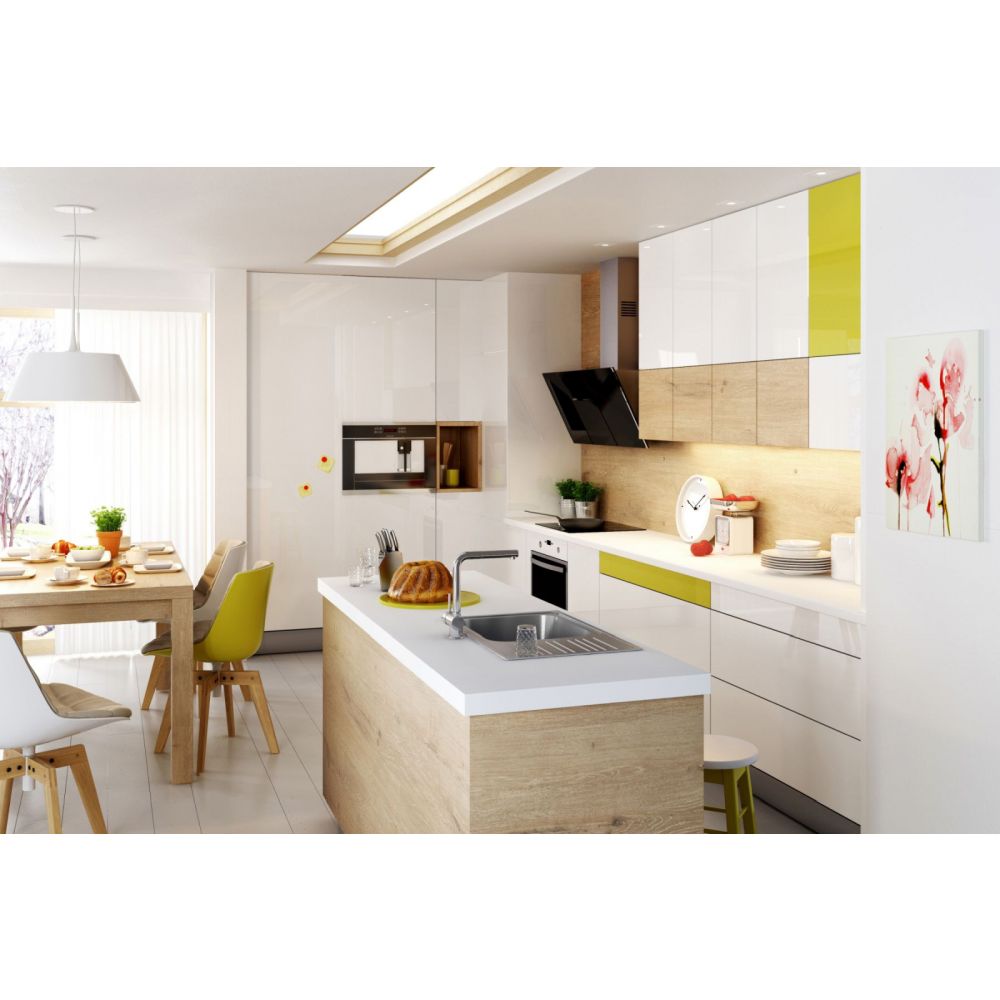 Chiuveta bucatarie inox cu picurator crom satin, 78x50 cm, Deante Xylo [2]