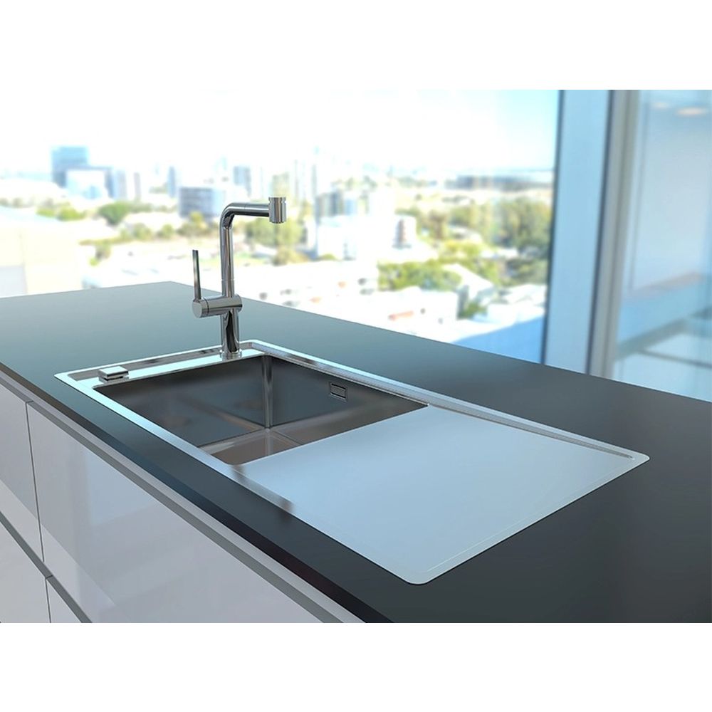 Chiuveta bucatarie inox cu picurator, cuva stanga Alveus Stricto 30 [3]