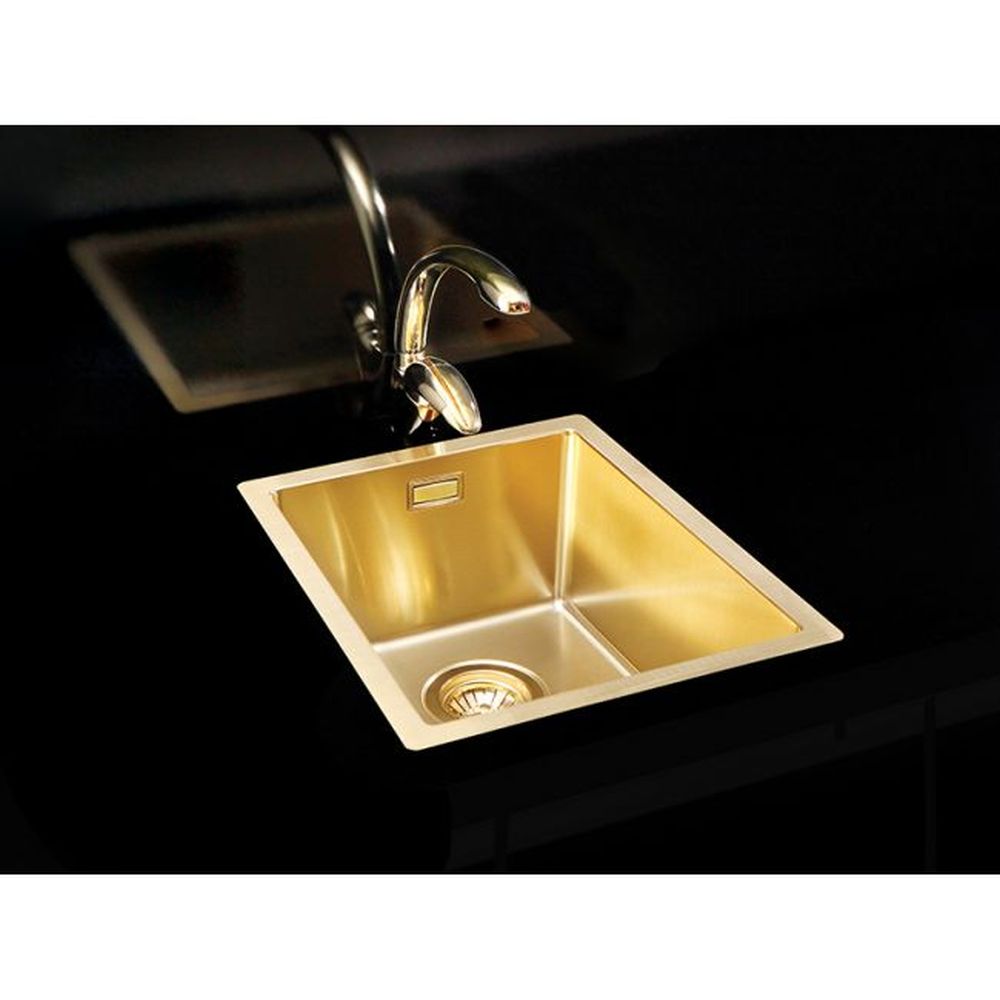 Chiuveta bucatarie inox culoare aurie Alveus Monarch Quadrix 20 [2]