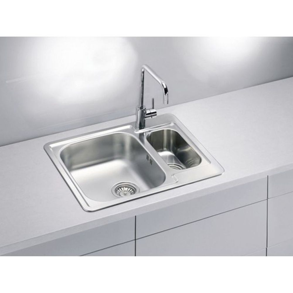 Chiuveta bucatarie inox satin doua cuve Alveus Line 50 [2]