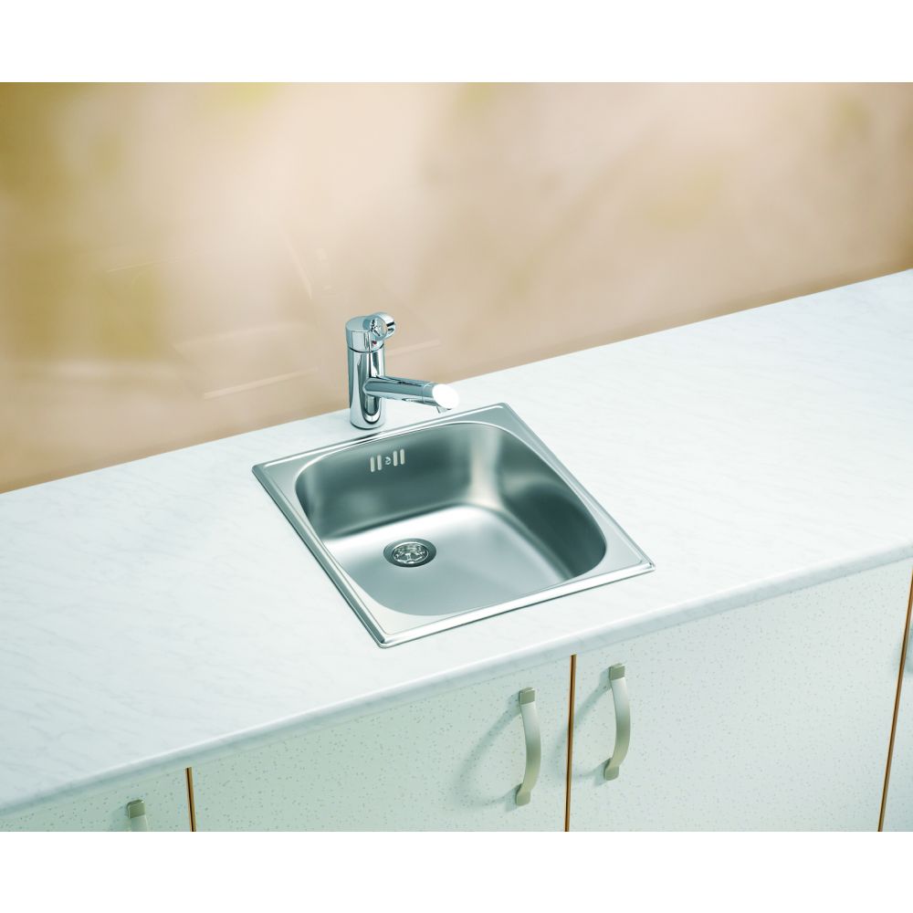 Chiuveta bucatarie inox satin Alveus Basic 10 [3]