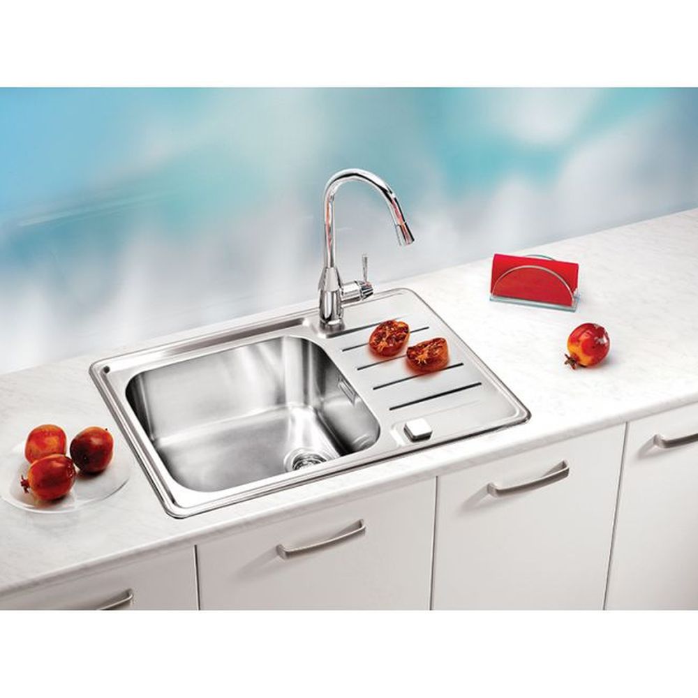 Chiuveta bucatarie inox satinat, Alveus Praktik 120 [2]