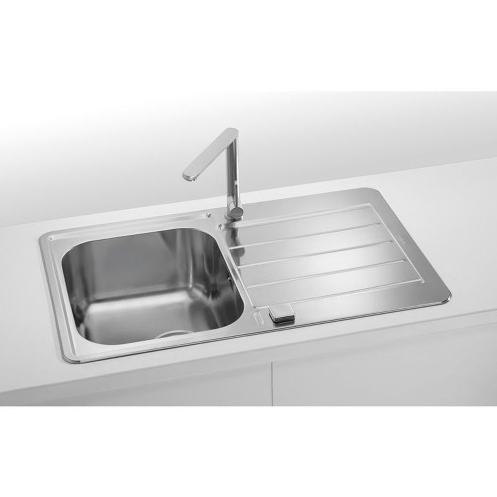 Chiuveta bucatarie inox satin cu picurator, reversibila, Alveus Line Max 80 [2]