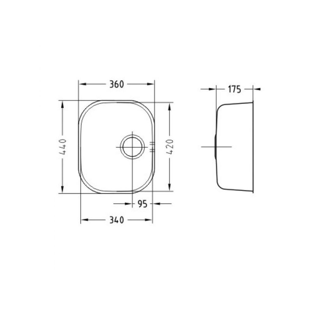 Chiuveta bucatarie sub blat, Alveus Variant 20 [2]