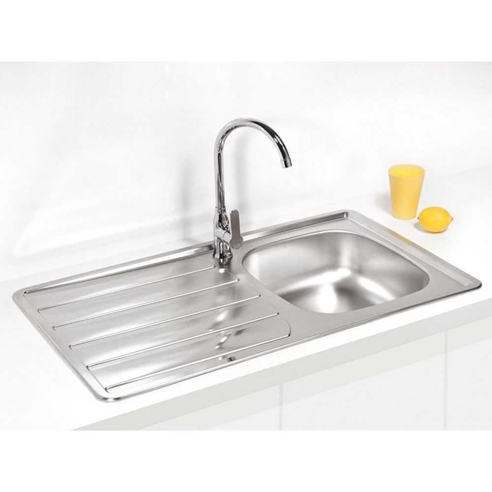 Chiuveta bucatarie inox satin, reversibila, Alveus Zoom 30 [2]