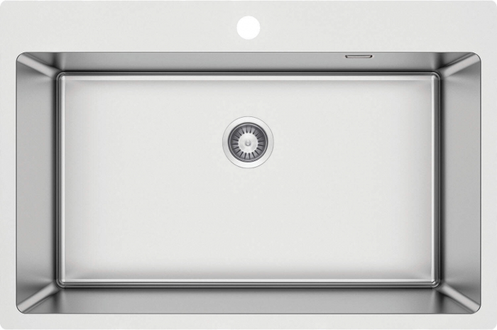 Chiuveta bucatarie din inox, otel,  76x50.5x20.3 cm, Deante Olfato [2]