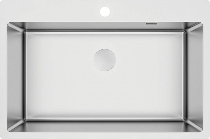 Chiuveta bucatarie din inox, otel,  76x50.5x20.3 cm, Deante Olfato